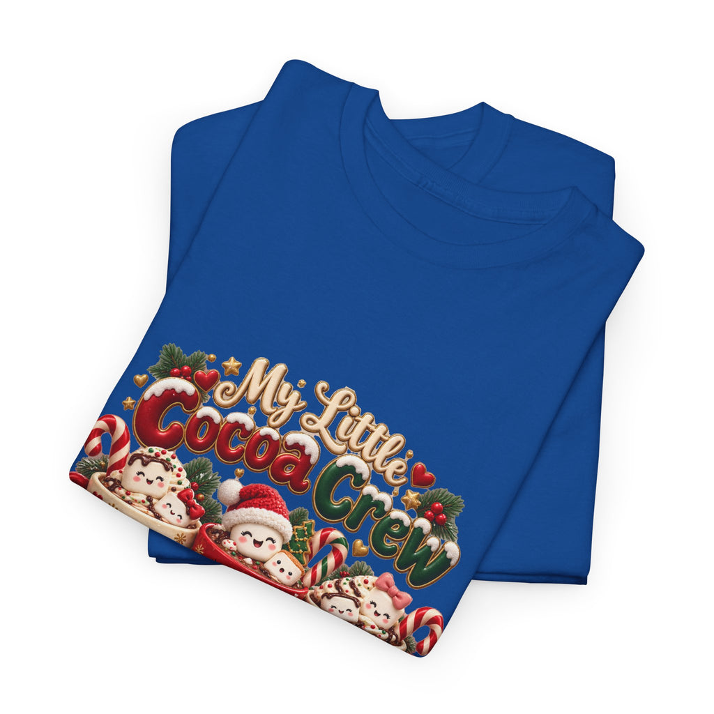 Personalized Christmas Cocoa Crew Shirt – Custom Kids Names Hot Chocolate Mom Tee