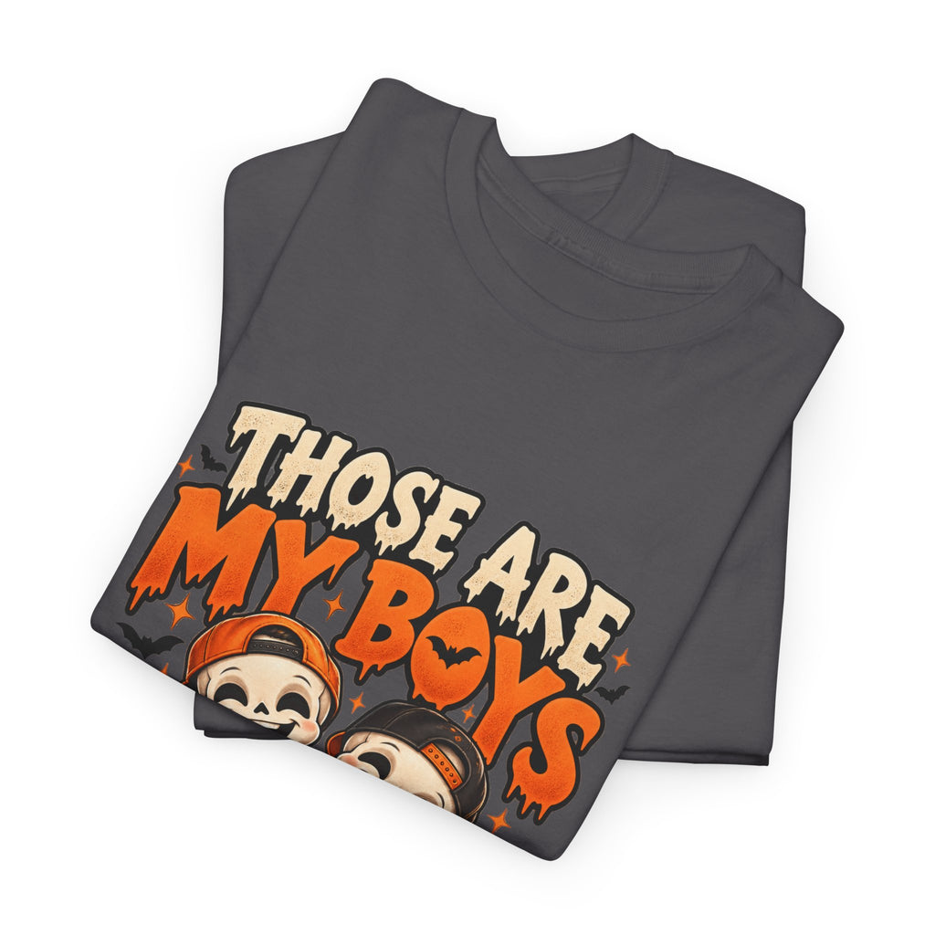 Those Are My Boys Personalized Halloween Shirt – Two Custom Names
