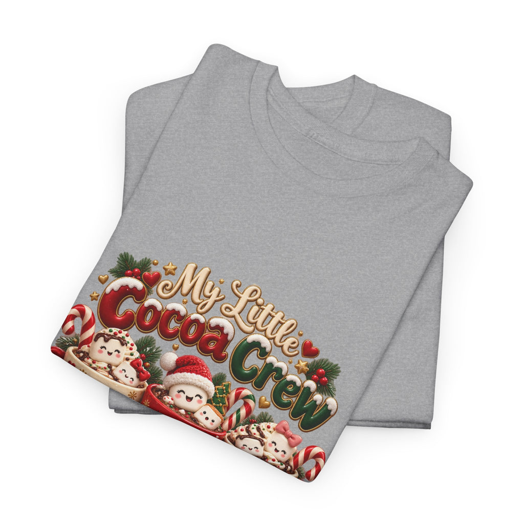Personalized Christmas Cocoa Crew Shirt – Custom Kids Names Hot Chocolate Mom Tee