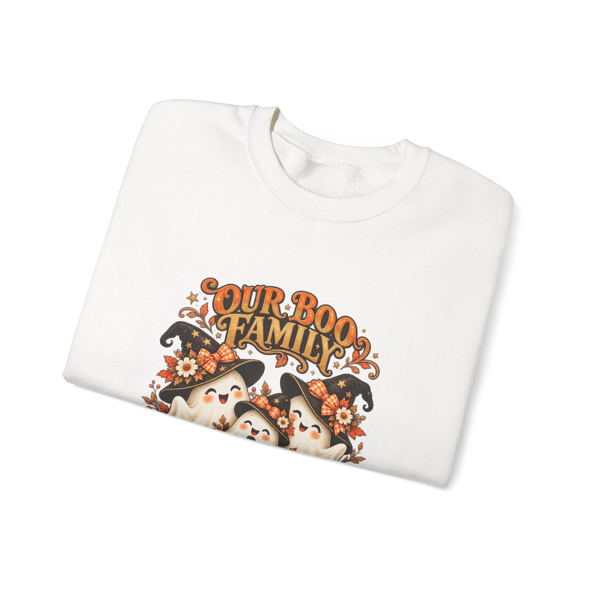 Our Boo Family Personalized Halloween Sweatshirt – Custom Family Name