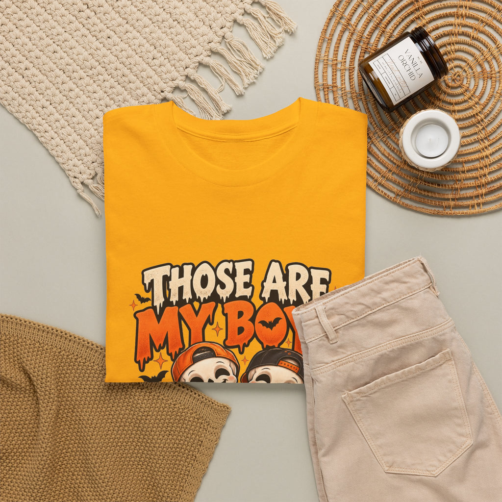 Those Are My Boys Personalized Halloween Shirt – Two Custom Names