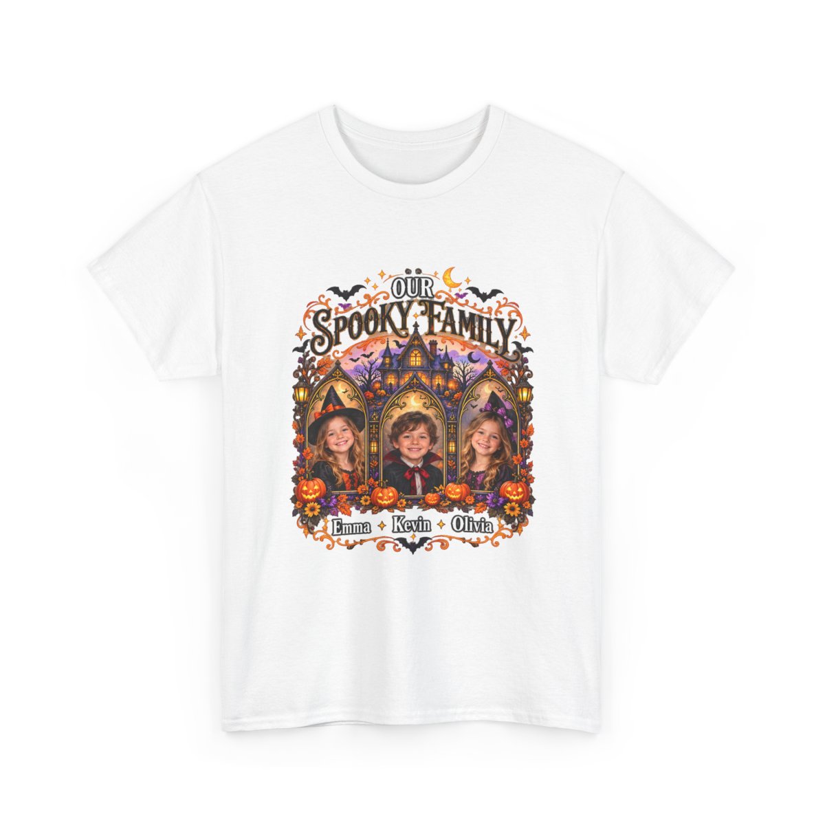Supplier preview of printed Halloween photo shirt