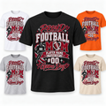 T-shirt Proud Football Mom Game Day personnalisé – Player Name, Team & Number | Football Gift