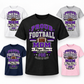 T-shirt Proud Football Mom personnalisé – Player Name, Team & Number | Class of 2027
