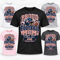 T-shirt Senior Night Football Mom personnalisé – Player Name, Team & Jersey Number