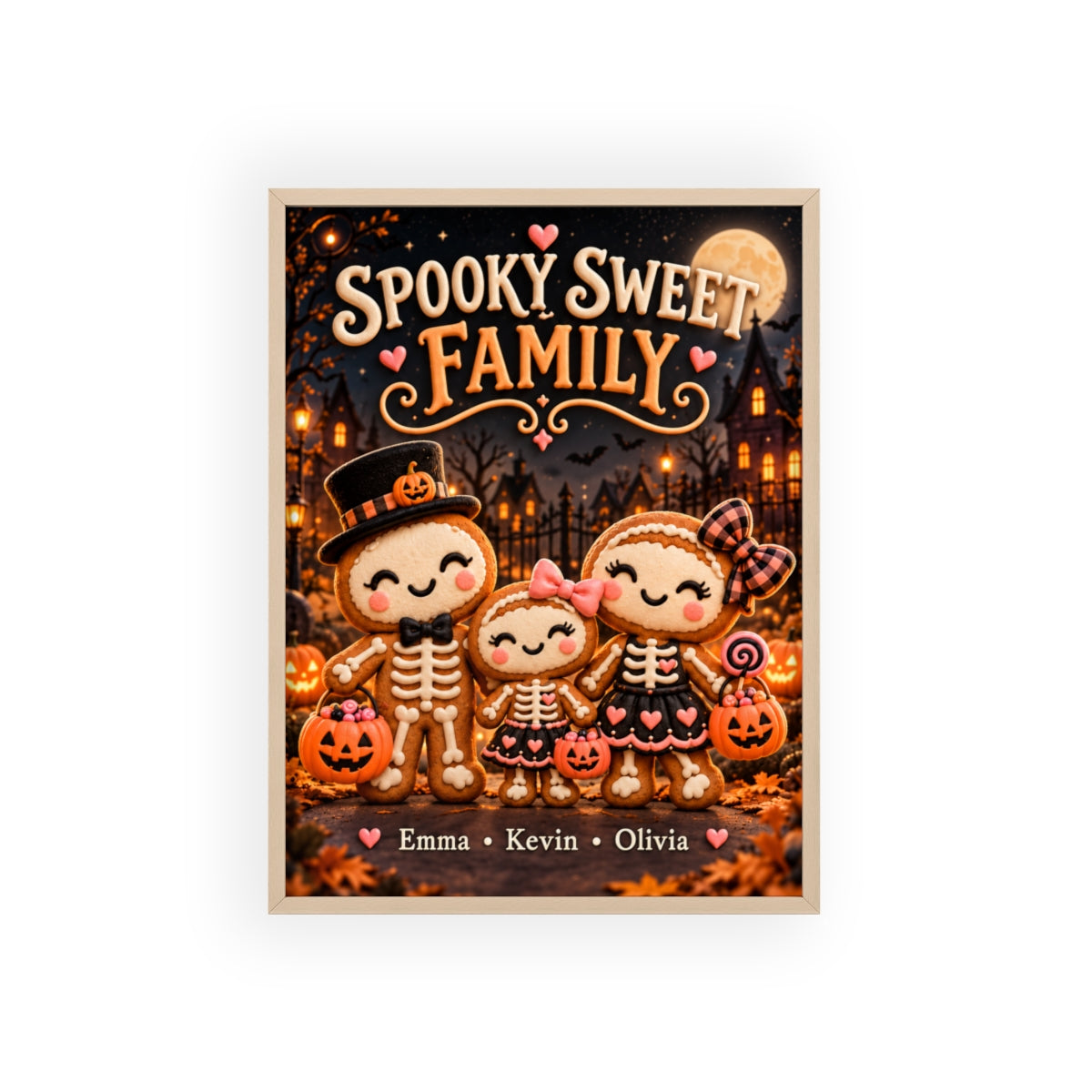Spooky Sweet Family framed print supplier preview