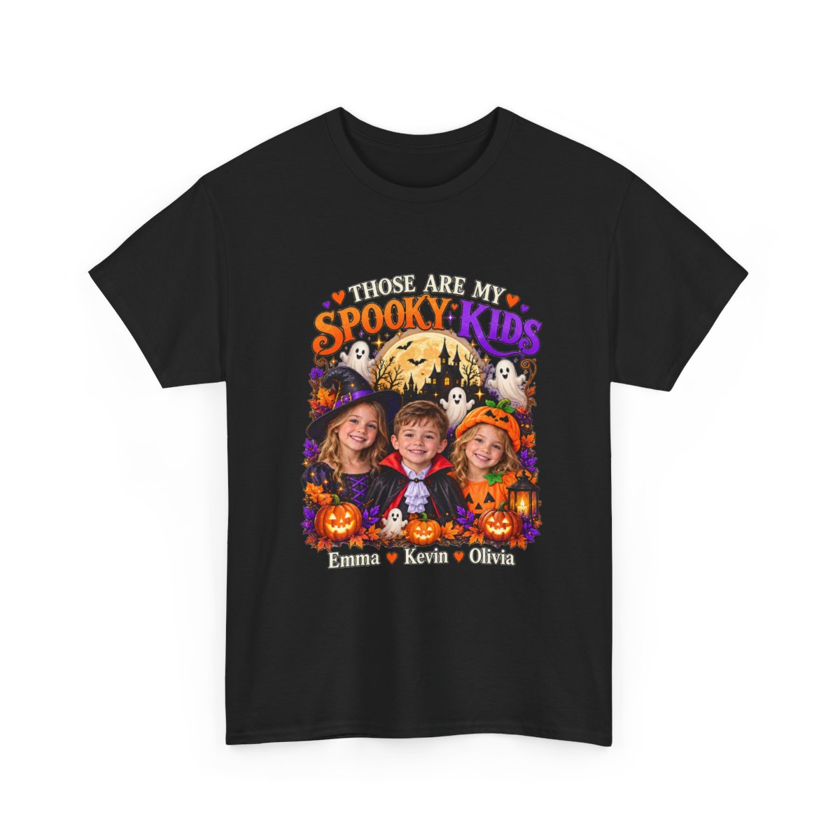 Supplier preview of printed Halloween photo shirt